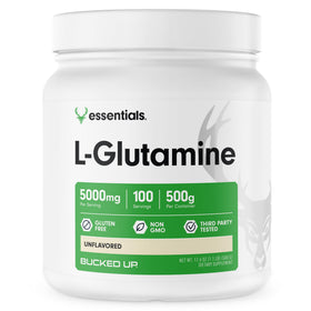 Bucked Up L-Glutamine 500g Poudre vue de face