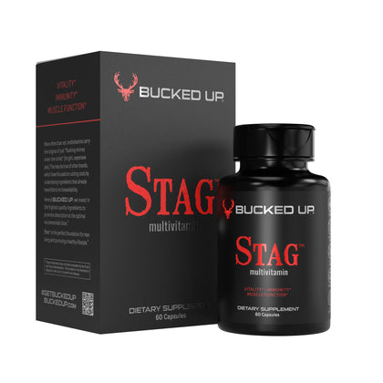Bucked Up Multivitamines Stag 60 capsules vue avant