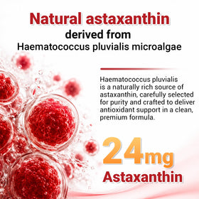 BudLive Astaxanthin 24mg prise quotidienne sur une table