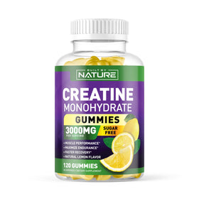 Built by Nature Gummy Creatine Monohydrate 120 Gummies front view