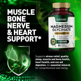 Built by Nature Magnésium Glycinate 1000mg ingredients list