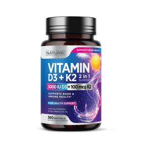 Built by Nature Vitamine D3 K2 360 gélules vue avant