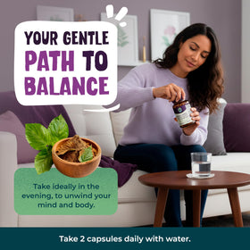 BULA NATURAL LIVING Kava Kava Capsules 200mg arrière du flacon
