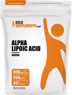 BulkSupplements Acide Alpha-Lipoïque Poudre 250g vue avant