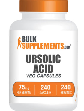 BulkSupplements Acides Ursoliques 240 gélules vue avant