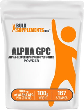 BulkSupplements Alpha GPC Poudre 300mg 100g vue avant