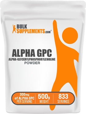 BulkSupplements Alpha GPC Poudre 300mg 500g vue de face
