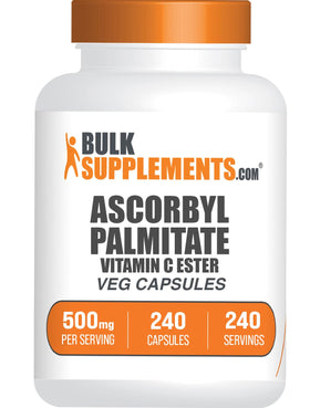 BulkSupplements Ascorbyl Palmitate Capsules 500mg - vue de face