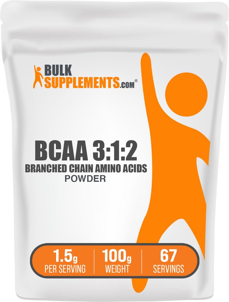 BulkSupplements BCAA 3:1:2 Poudre 100g vue de face
