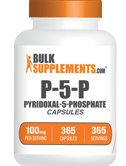 BulkSupplements capsules P5P 100mg vue de face