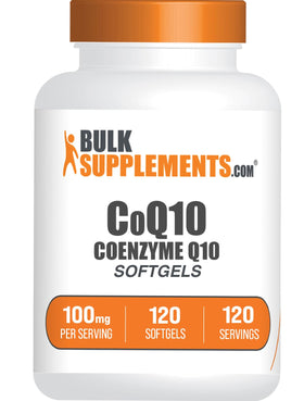 BulkSupplements CoQ10 100mg Softgels boîte vue avant