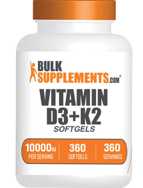 BulkSupplements D3 + K2 10000 UI gélules avant-plan