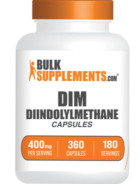 BulkSupplements DIM 400mg capsules boîte de 360 capsules vue de face