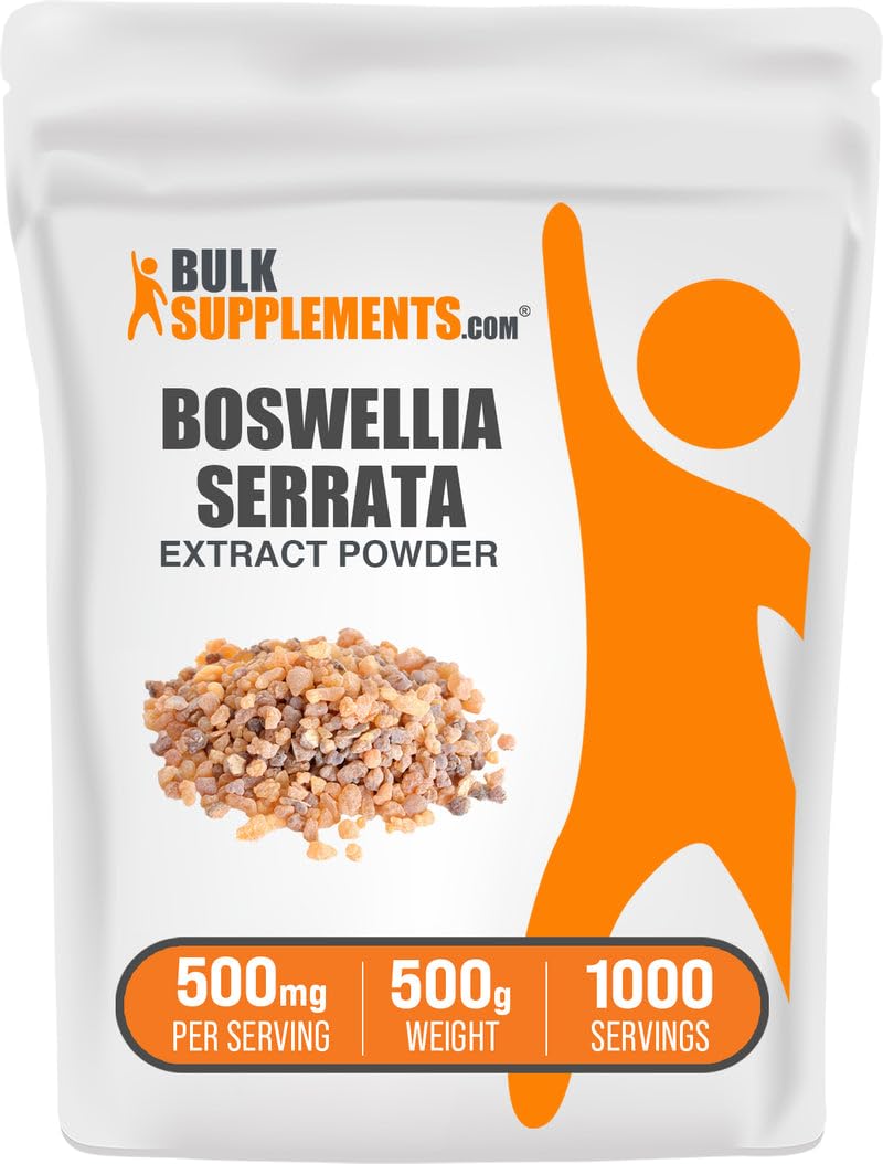 BulkSupplements Extrait de Boswellia Serrata 500g - vue de l'emballage