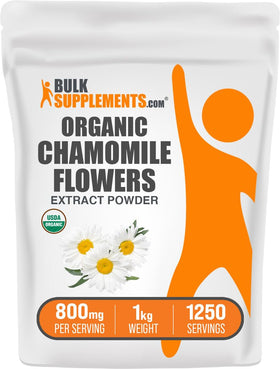 BulkSupplements Extrait de Camomille Bio 1kg vue avant