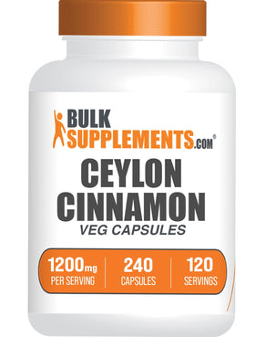 BulkSupplements Extrait de Cannelle Ceylan Capsules - vue avant