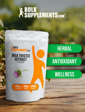 BulkSupplements Extrait de Chardon-Marie - taille de l'emballage