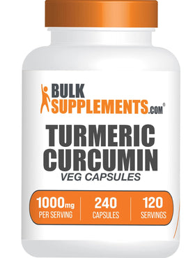 BulkSupplements Extrait de Curcuma 1000mg capsules végétales avant de l'ouverture