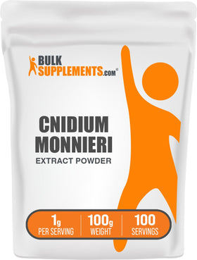 BulkSupplements Extrait de Fruit de Cnidium 100g, vue avant du produit