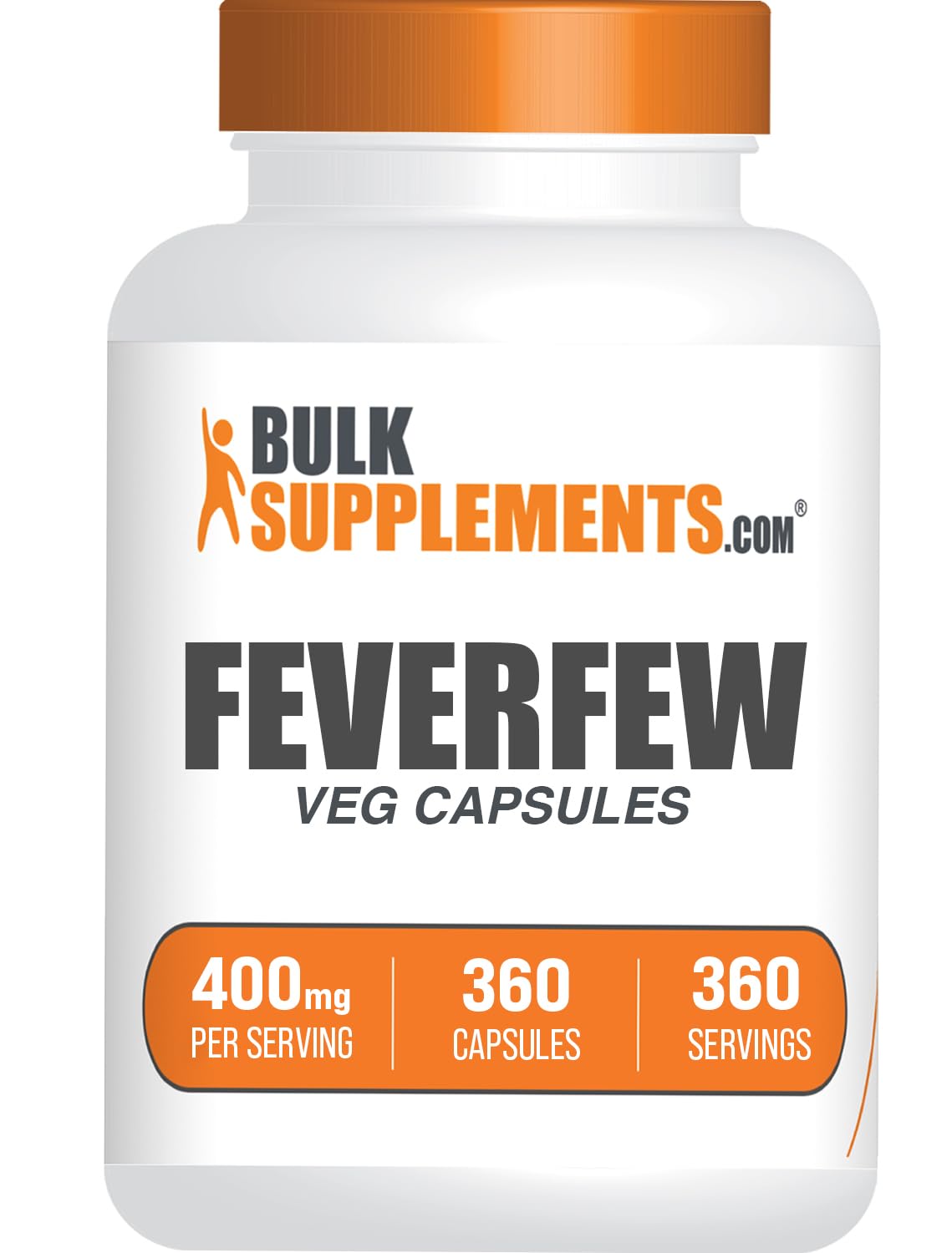 BulkSupplements Extrait de Grande Camomille 400mg Capsules - vue avant