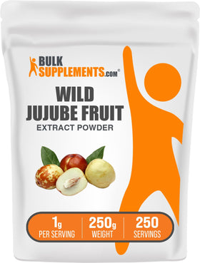 BulkSupplements Extrait de Jujube Sauvage en Poudre 250g vue avant