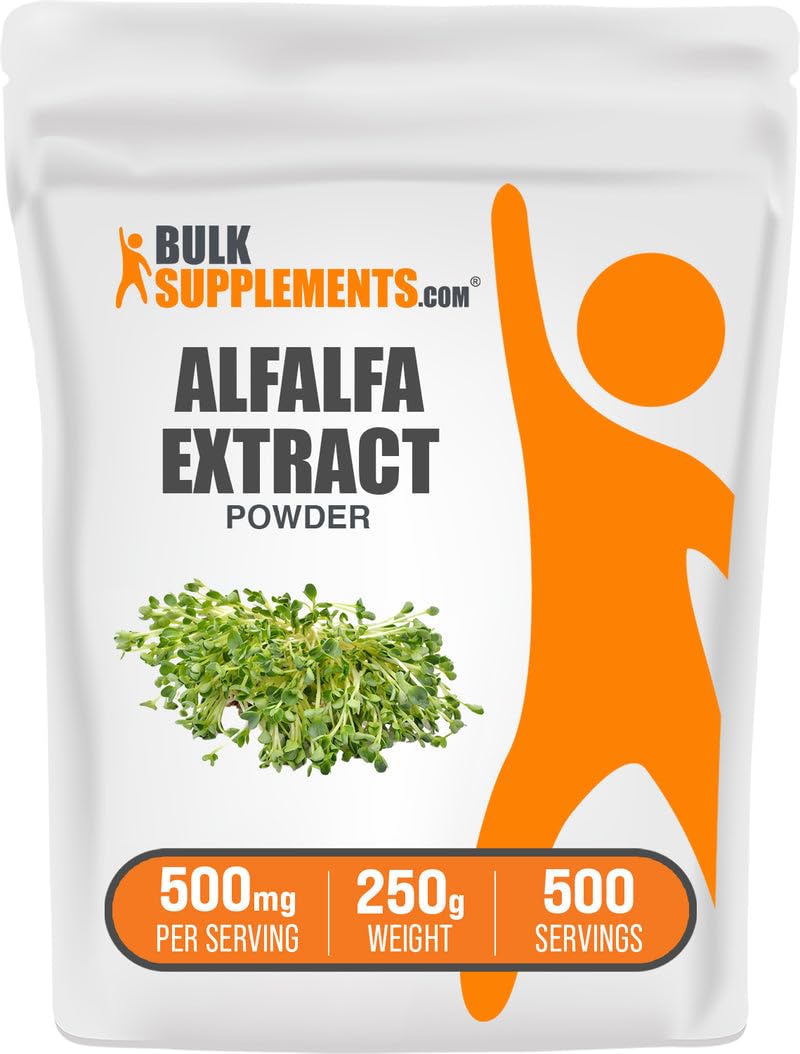 BulkSupplements Extrait de Luzerne Poudre 250g avant