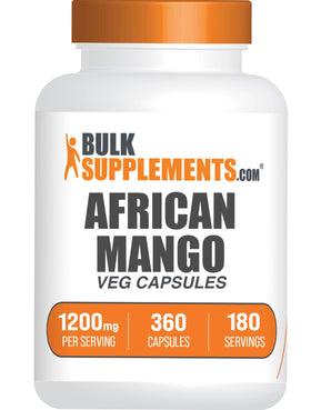 BulkSupplements Extrait de Mangue Africaine Capsules 1200mg boîte avant