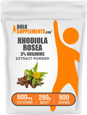 BulkSupplements Extrait de Rhodiola Rosea 250g vue de face