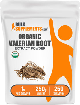BulkSupplements Extrait de Valériane Bio 250g devant vue