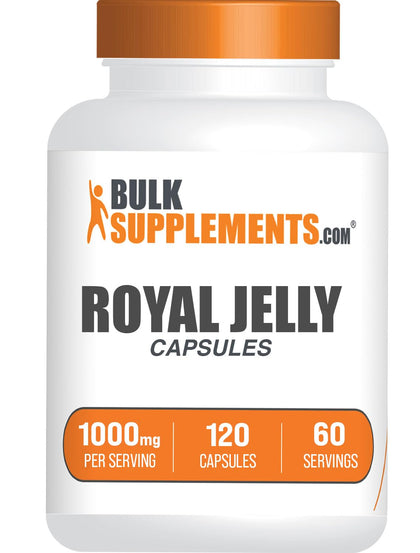 BulkSupplements Gelée Royale capsules 1000 mg, emballage avant