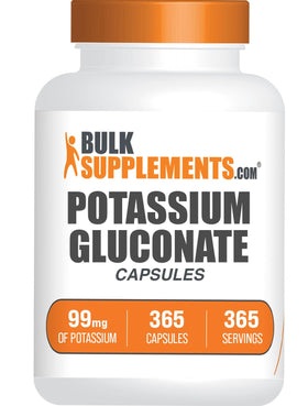 BulkSupplements Gluconate de Potassium 99mg Capsules vue de face