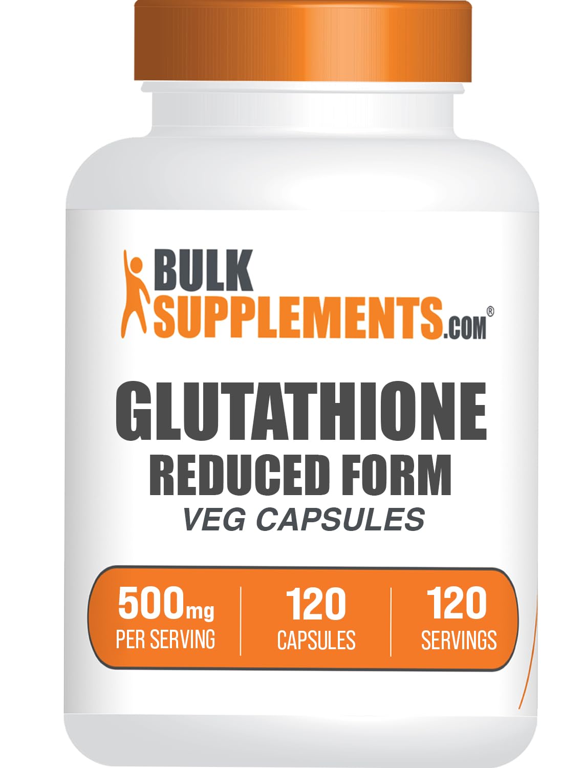 BulkSupplements Glutathione Réduit capsules 500mg emballage avant
