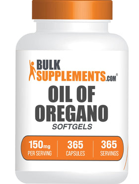 BulkSupplements huile d'origan gélules 150mg vue avant