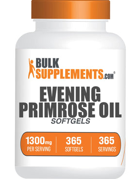 BulkSupplements Huile de Bourrache 1300mg Softgels devant la boîte