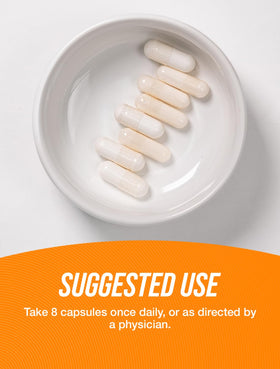 BulkSupplements L-Citrulline Capsules 3000mg - capsules on a wooden surface