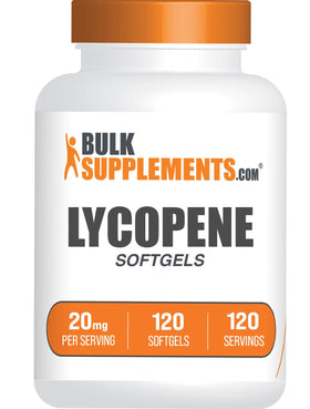 BulkSupplements Lycopène Softgel 20mg vue de face
