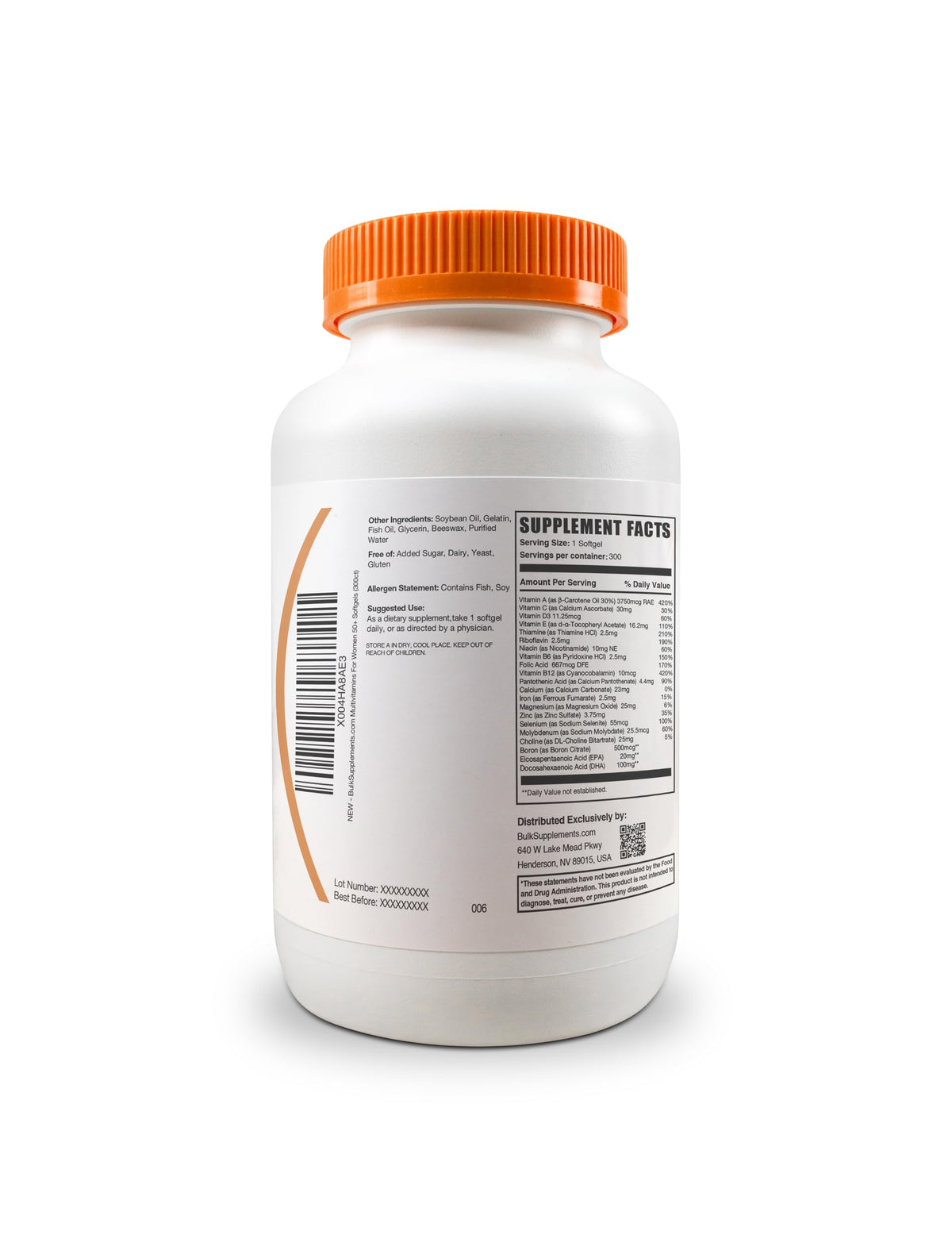 BulkSupplements Multivitamines Femmes 50+ gélules en situation de vie quotidienne