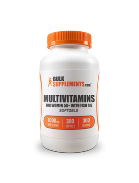 BulkSupplements Multivitamines Femmes 50+ gélules ouvertes