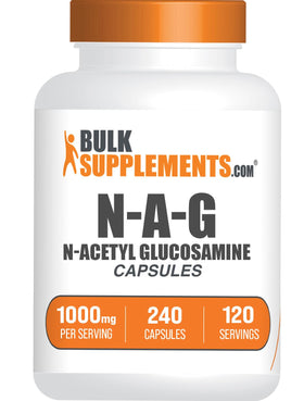 BulkSupplements N-Acetyl Glucosamine capsules front view