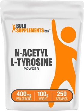 BulkSupplements N-Acetyl L-Tyrosine Poudre 100g devant vue