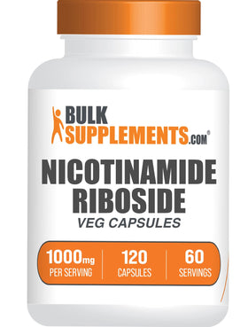BulkSupplements Nicotinamide Riboside 1000mg capsules front view