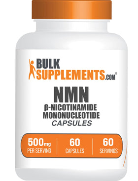 BulkSupplements NMN Capsules 500mg flacon avant