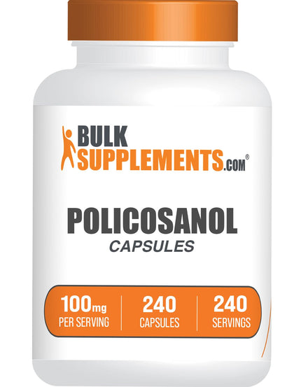 BulkSupplements Policosanol Capsules 100mg 240 unités vue avant