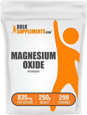 BulkSupplements Poudre d'Oxyde de Magnésium 250g vue avant