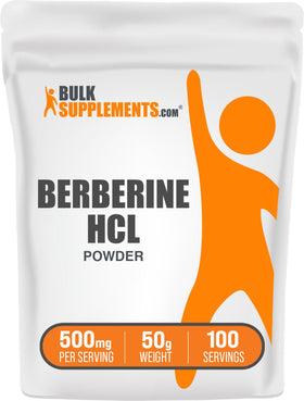 BulkSupplements Poudre de Berbérine HCl 500mg vue avant