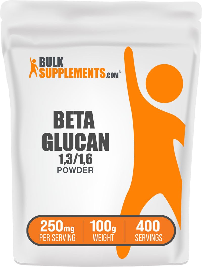 BulkSupplements Poudre de Beta Glucane 100g vue avant