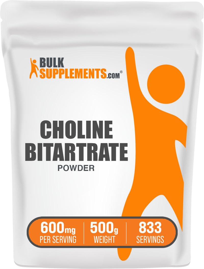 BulkSupplements Poudre de Choline Bitartrate 600mg avant de l'ouvrir