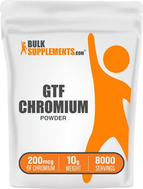 BulkSupplements Poudre de Chrome GTF 10g vue de face