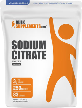 BulkSupplements Poudre de Citrate de Sodium 250g vue avant