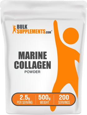 BulkSupplements Poudre de Collagène Marin 500g vue avant